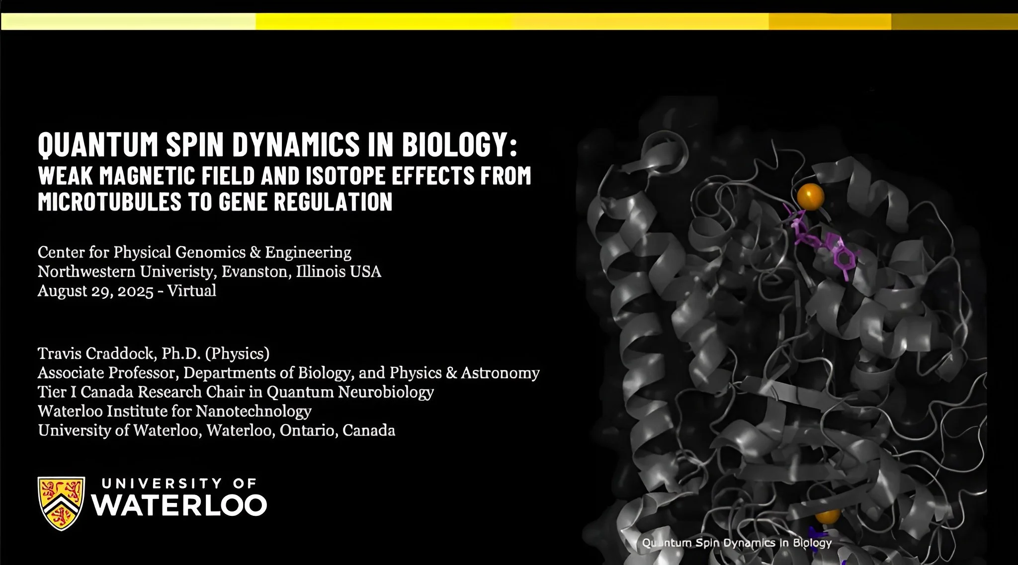 Quantum spin dynamics in biology